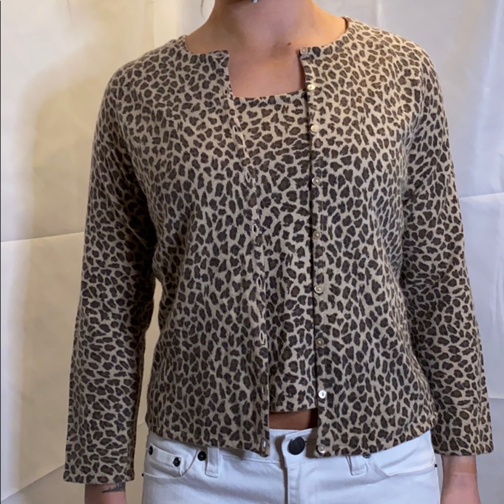 Cheetah twin set
